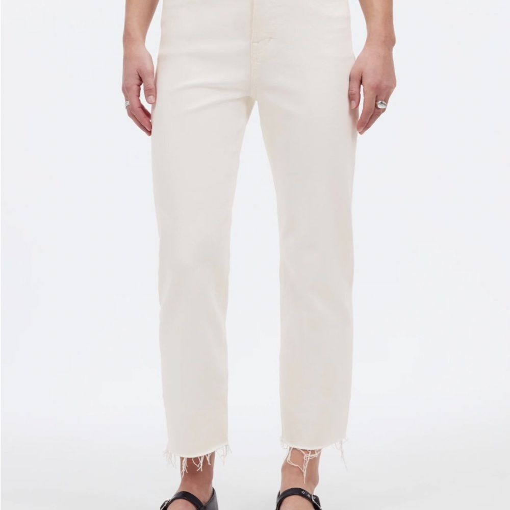 NWT Madewell 90’s Straight Crop Jeans